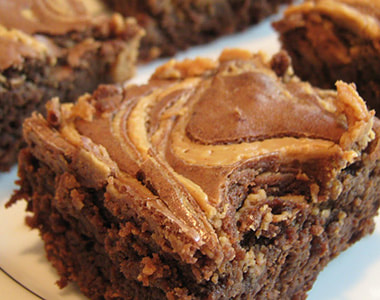 Chunky Peanut Butter Brownies